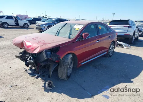 2015 Hyundai Sonata Sport из США, поврежденный, VIN 5NPE34AF3FH059871